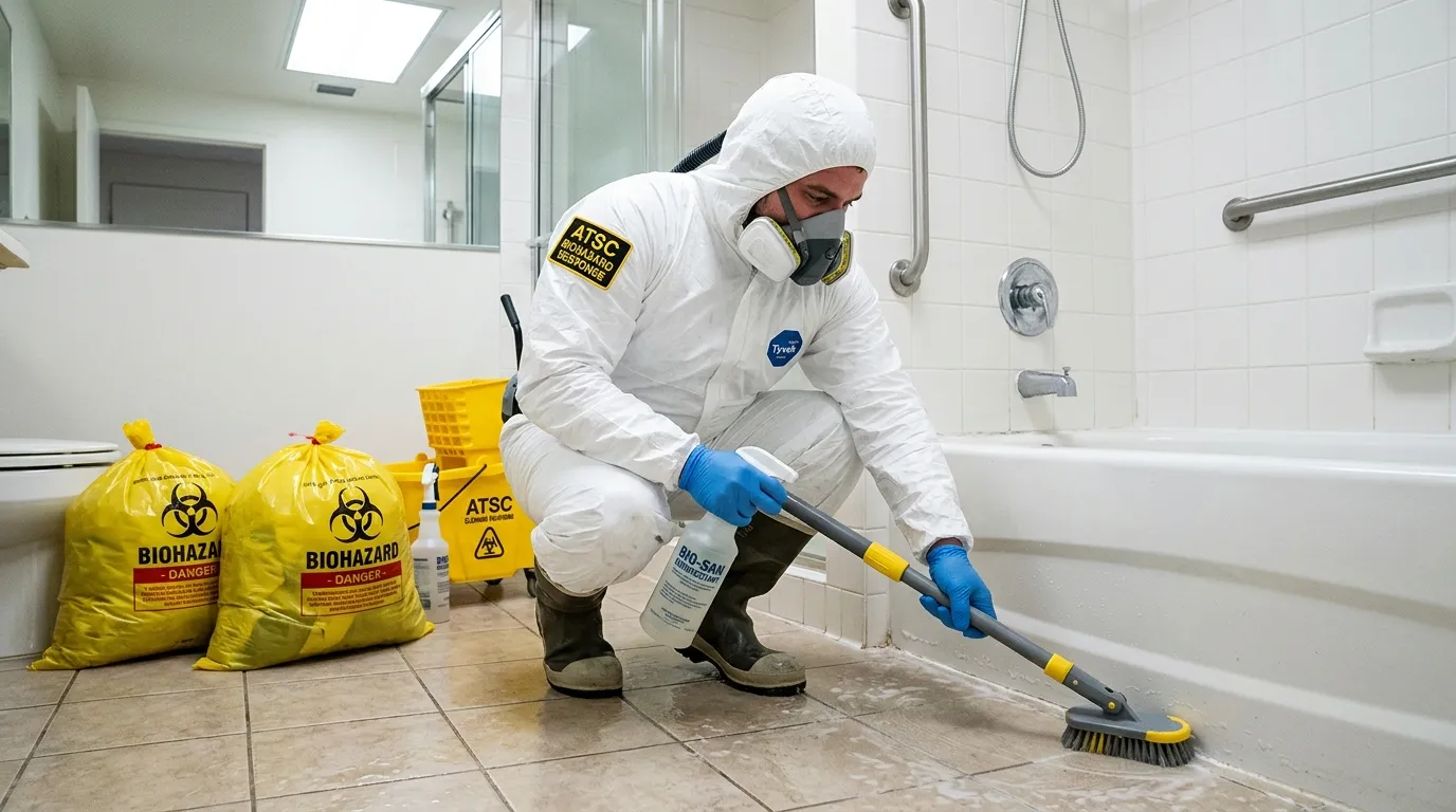 Decontamination equipment deployed for Blood Cleanup in Chesapeake Beach